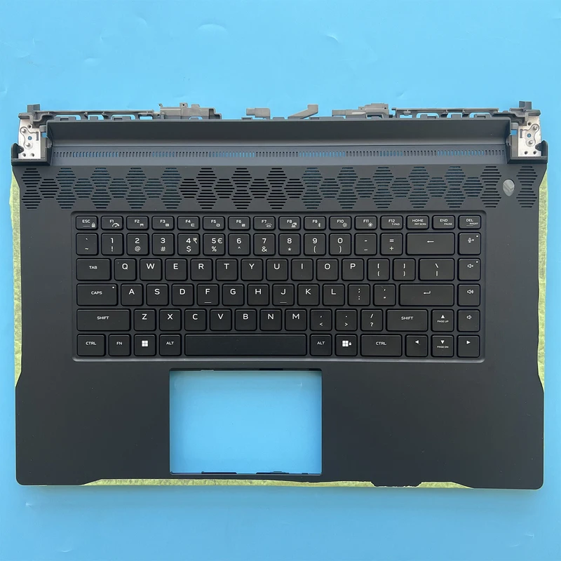 PP+  New For Dell Alienware M17 R5 US Keyboard Backlit Palmrest Upper Cover 0VNRXH