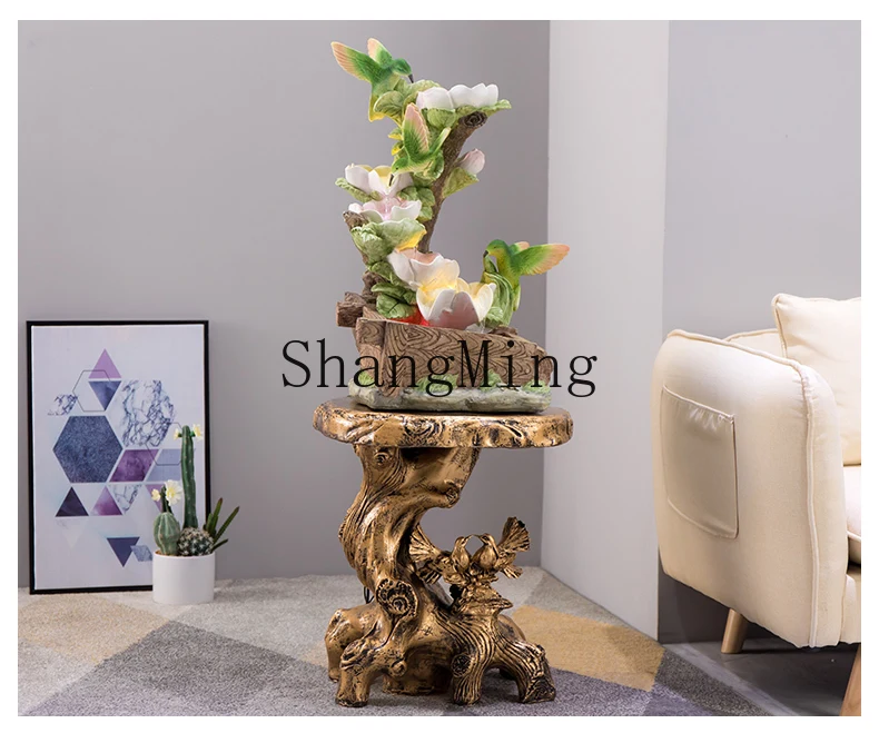 ZYY circulating water flow device handicrafts living room feng shui lucky ornament creative home decoration