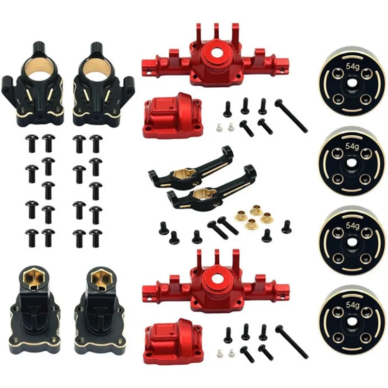 AINY-RC Car Accessories Upgrade Kit Front And Rear Cup C Seat Shell Counterweight Bridge For MJX 1/18 H18P
