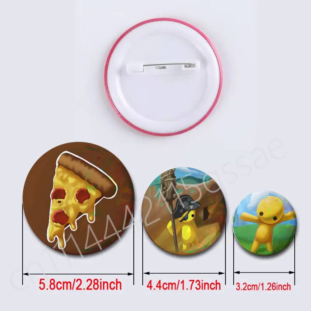 Game W-Wobbly L-Life Badge Tinplate Soft Button Pin Brooch Metal Badge Custom Jewelry Accessories Hat Bag Lapel