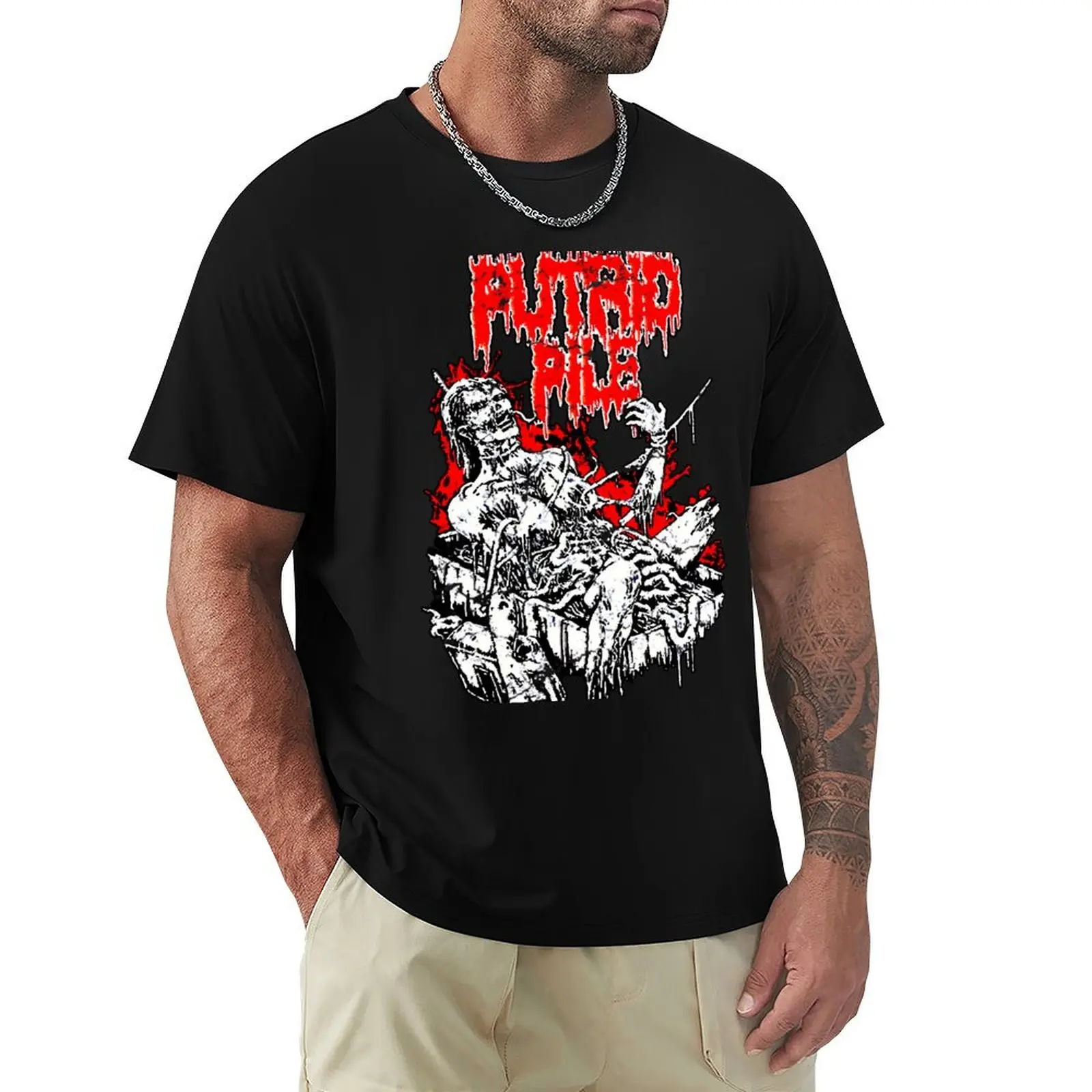 Putrid Pile T-Shirt t shirts for man slim fit T-Shirt