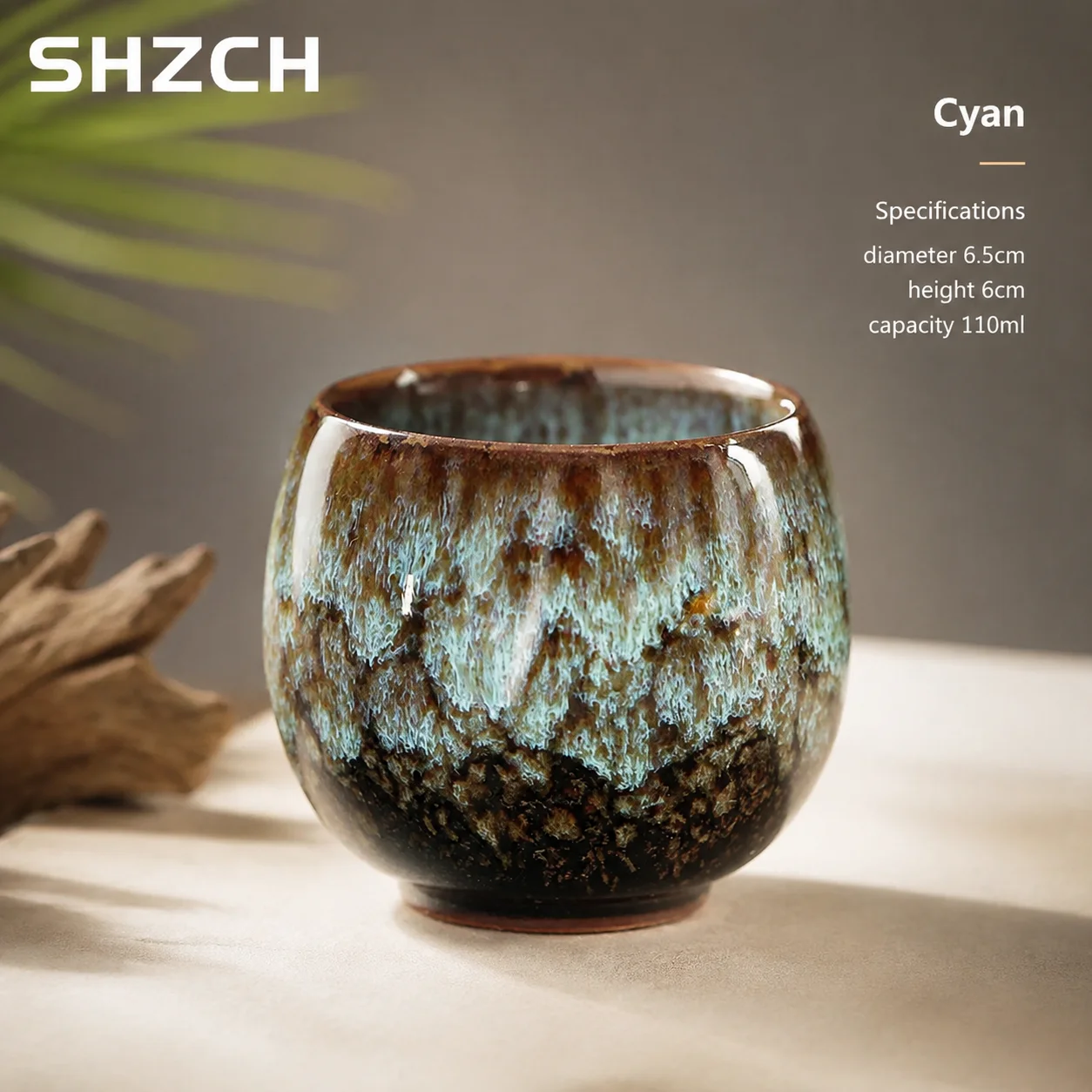 Japanese Style Tea Cup Kiln Transformation Ceramic Espresso Cup Porcelain Kung Fu Teacup Pottery Coffee Mug Wine Drinkware