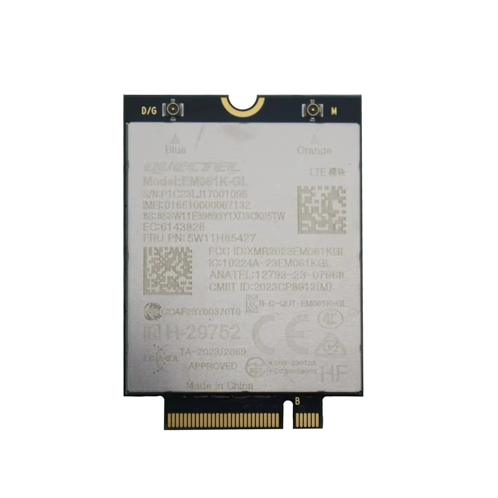 EM061K-GL LET-A Cat6 M.2 Module FRU 5W11H85427 For X13 T14 T14s L13 L14 L16 Gen3 Gen4 Gen5 Gen6 Laptop