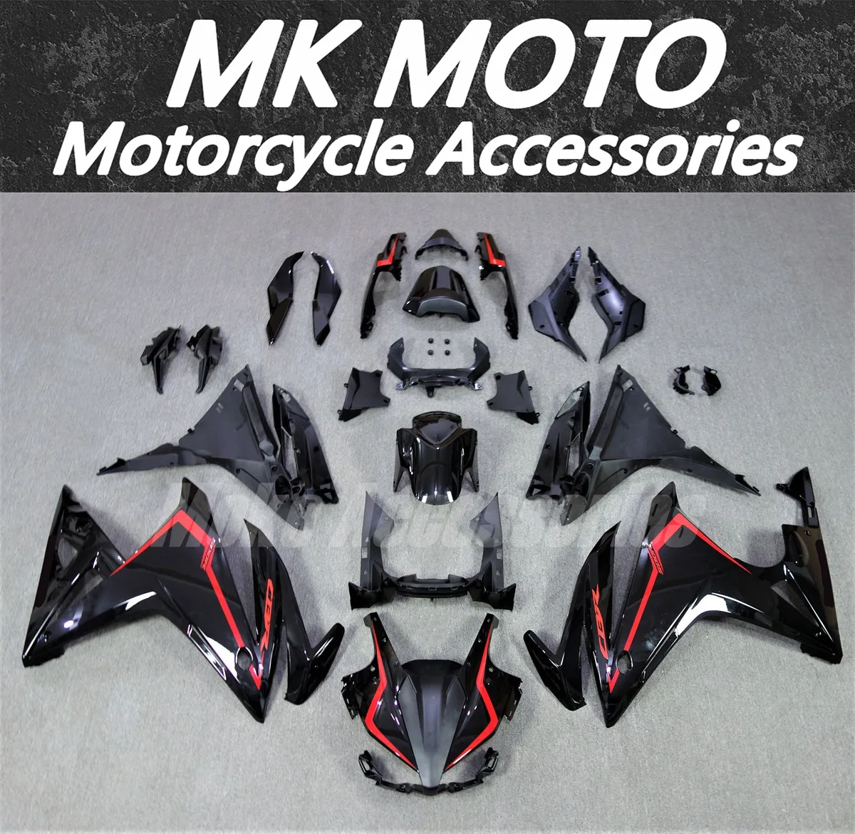 

Motorcycle Fairings Kit Fit For Cbr500R 2016 2017 2018 Bodywork Set 16 17 18 High Quality Abs Injection Red Bright Black