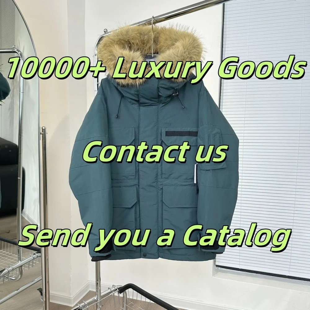 

Light Luxury Brand Goose Down Jacket Men's Women's Designer Winter Fashion Hooded Long Casual Windproof Male Down Jacket