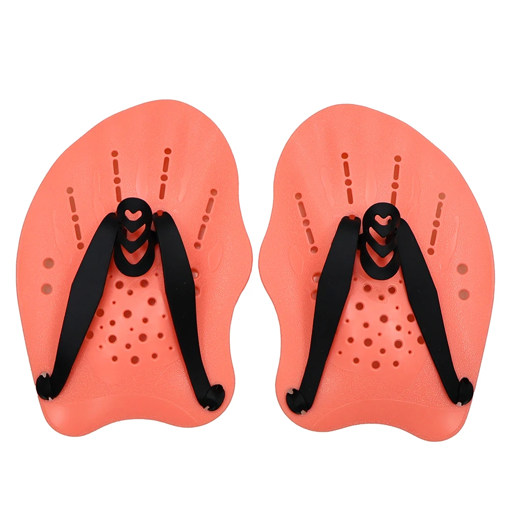 Schwimmtrainings-Handflossen, Schwimmpaddel, Freestyle-Schwimm-Froschflossen mit verstellbaren Silikonbändern – Detail 12