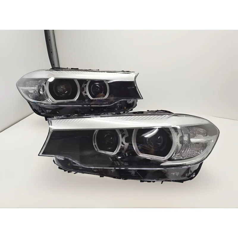 LED Headlight Assembly for BMW 5 Series G30 G38 2018-2020 Left or Right Sold Separately 63117458883 63117458884 L-Shaped DRL