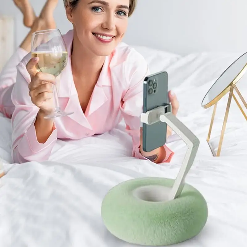 Tablet Pillow Stand Desktop Phone Stand Phone Tablet Holder Pillow Phone Holder Stand For Bed Couch Desk Comfortable Phone