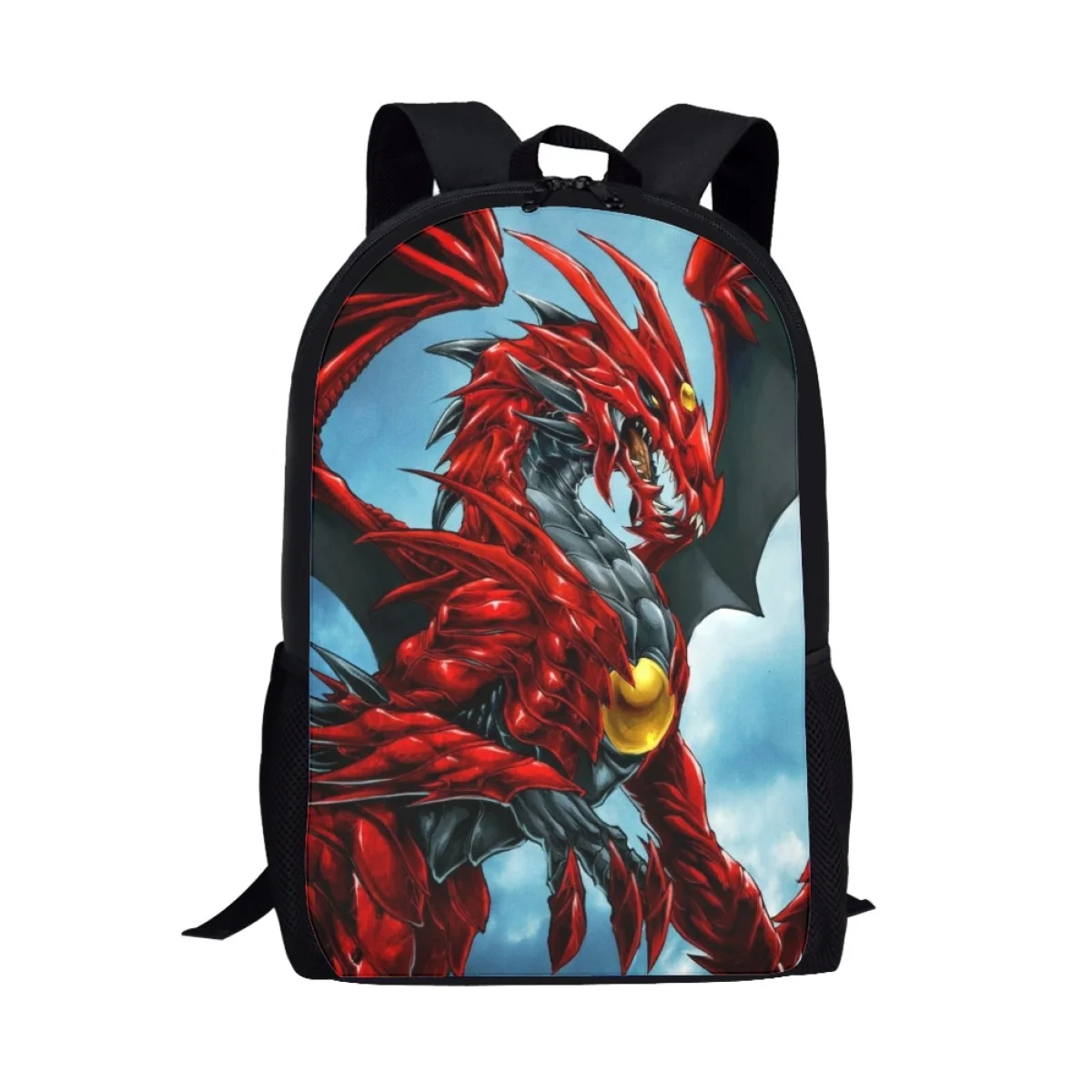 Blue Dragon 3D School Backpack for Kids Teenager Boys Girls Large Capacity Rucksack Children Student Trend Bookbags 16 Inches