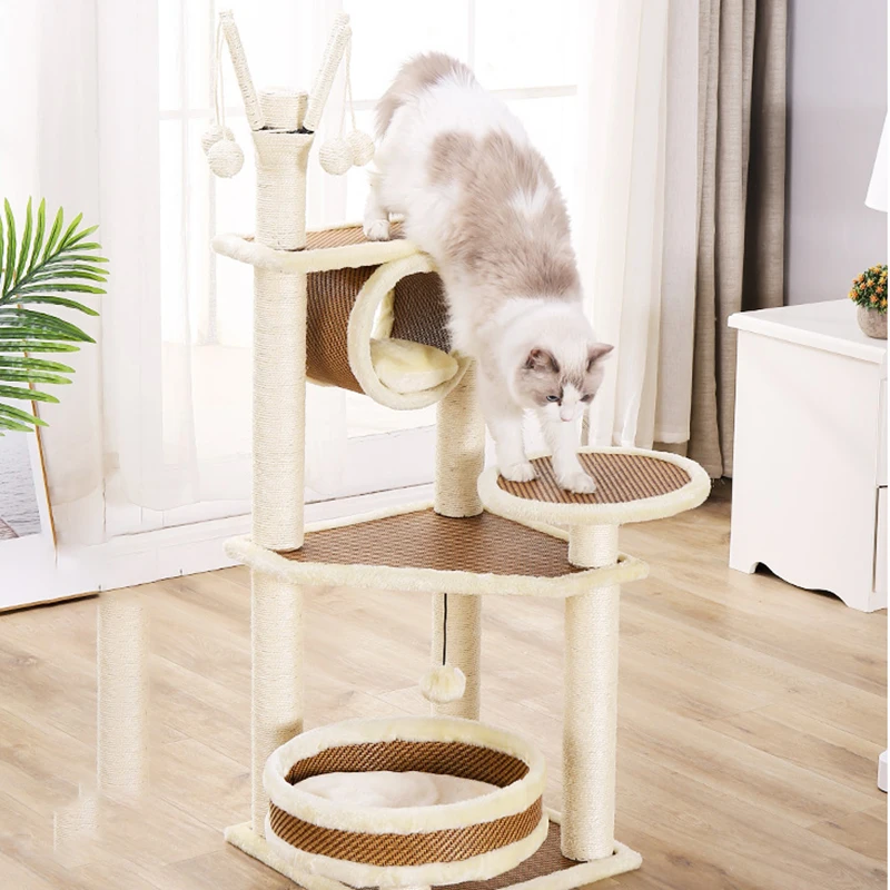 

House Indoor Catnap Cat Shelf Wall Furniture Box Ladder Cat Shelf Climbing Frame Carpet Arbol Para Gatos Baratos Pet Supplies