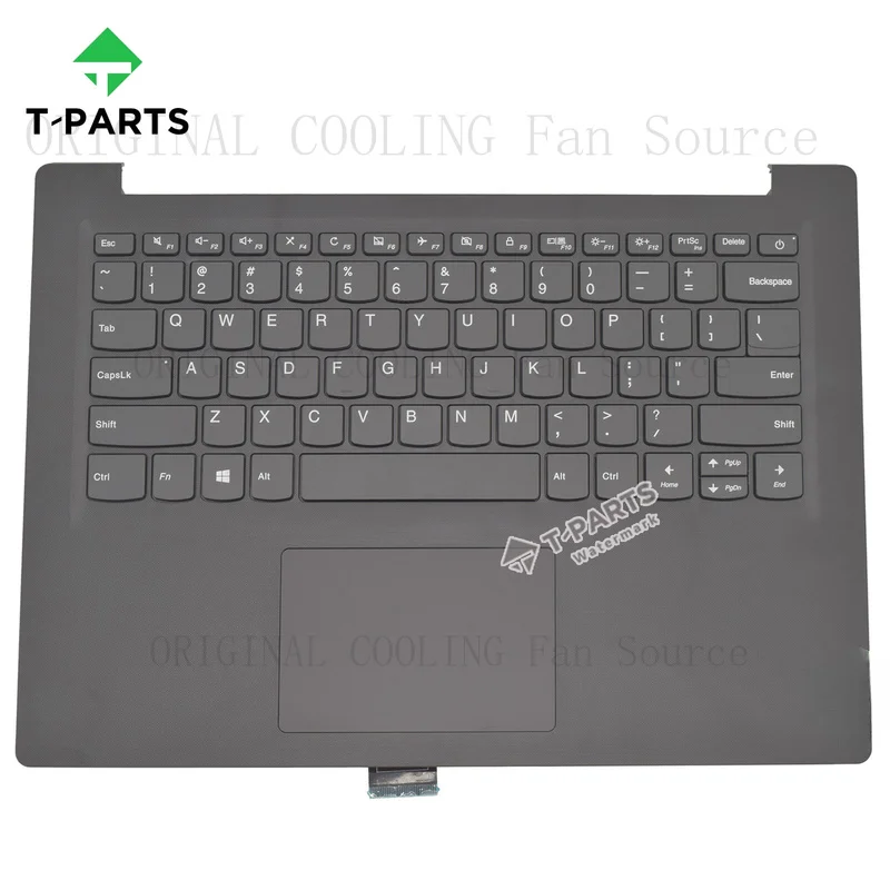 R+  New For Lenovo V14-IIL Palmrest Upper Case US Keyboard Touchpad NO Backlit TEX