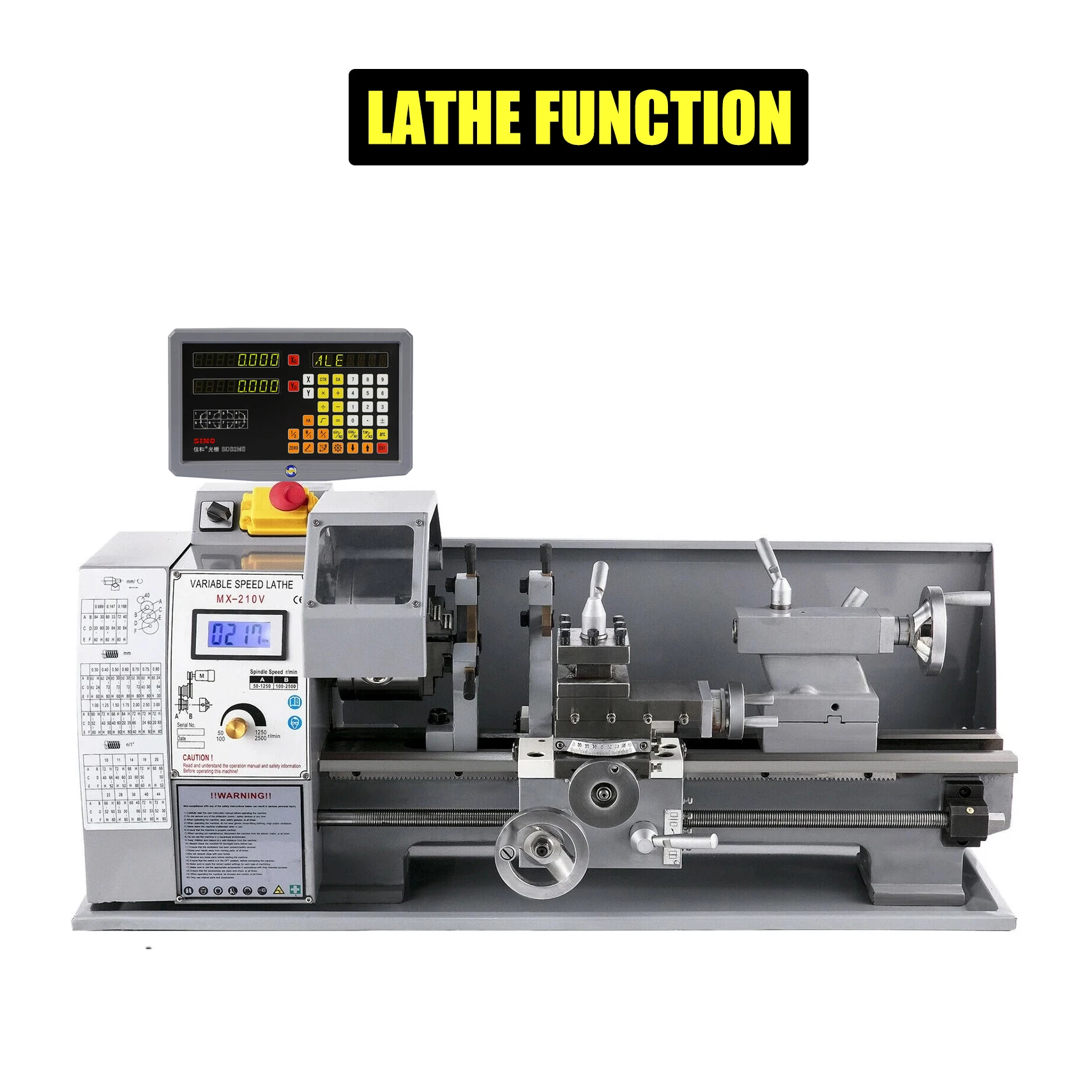 Imagem -04 - Lathe Milling Dro Grupo Readout Digital Ka300 Escala Linear Codificador Óptico Régua Eixos 0005 mm Ka300 70 Mm1020 mm Sino-sds2ms
