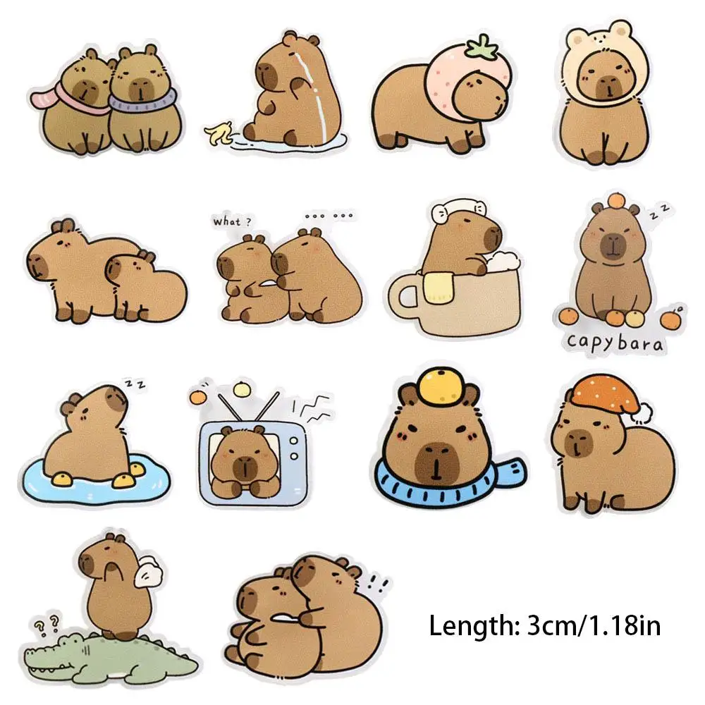 Cute Acrylic Capybara Pin Animal Badge Funny Cartoon Breastpin Creative Funny Fashion Lapel Pin Girl Backpack Decor