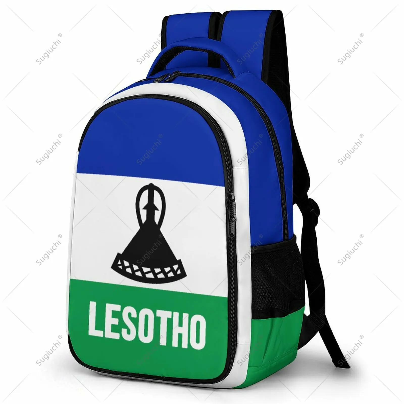 

Backpack Lesotho Flag Student Schoolbag Smart Business Travel Leisure Backpack Laptop Back Pack Office Work Bag