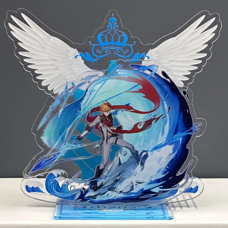 

Anime Genshin Impact Neuvillette Furina Balladeer Nahida Hu Tao Cosplay Acrylic Standing Sign Desktop Ornament Accessory Mascot