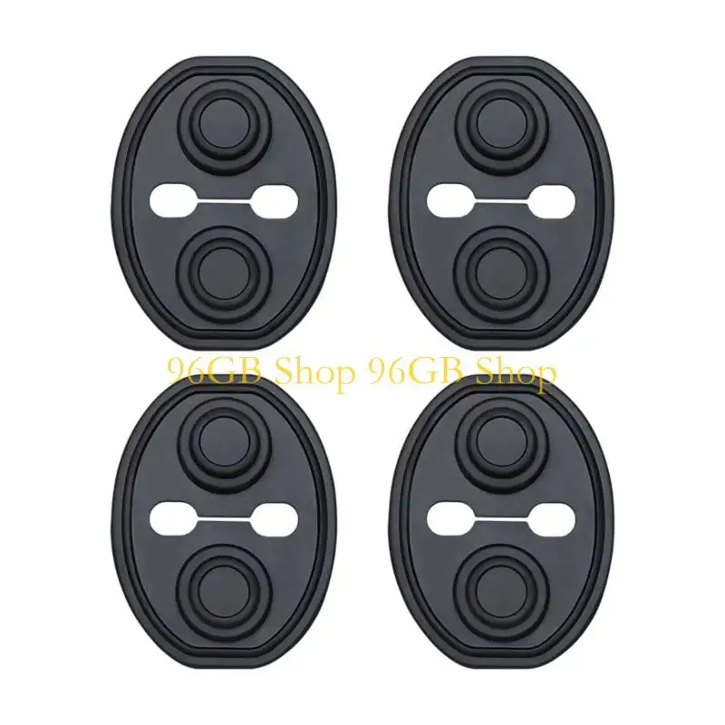 96GB Car Door Lock Covers Silicone Material Protectors Noise Dampening Fit Most