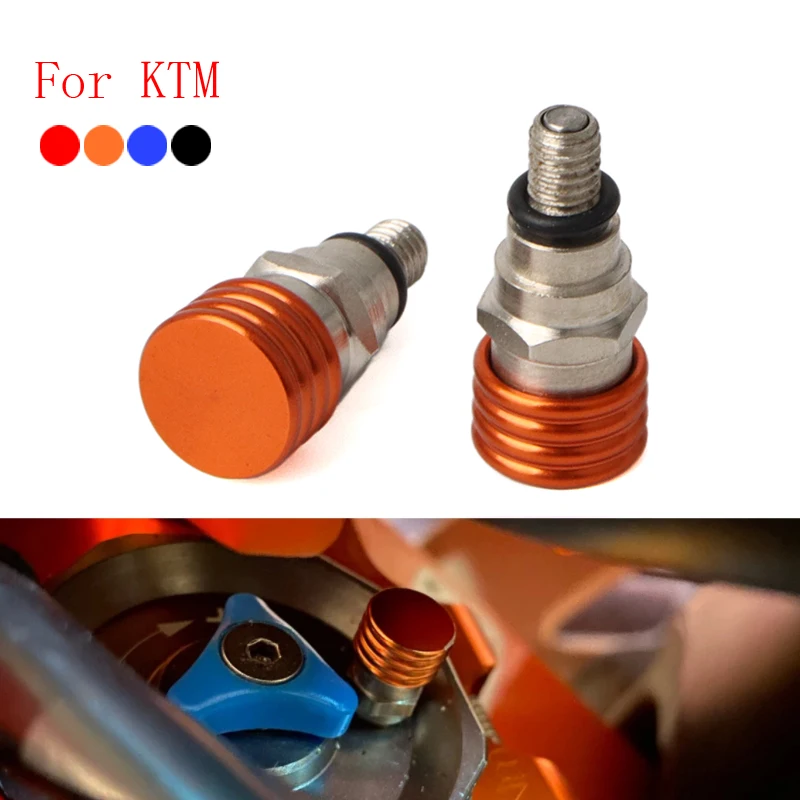 

Motorcycle CNC M4x0.7 Front Fork Air Bleeder Valves For KTM HUSQVARNA SX SXF EXC XCW XCFW ADV Duke SM TC TE FE Motocross parts