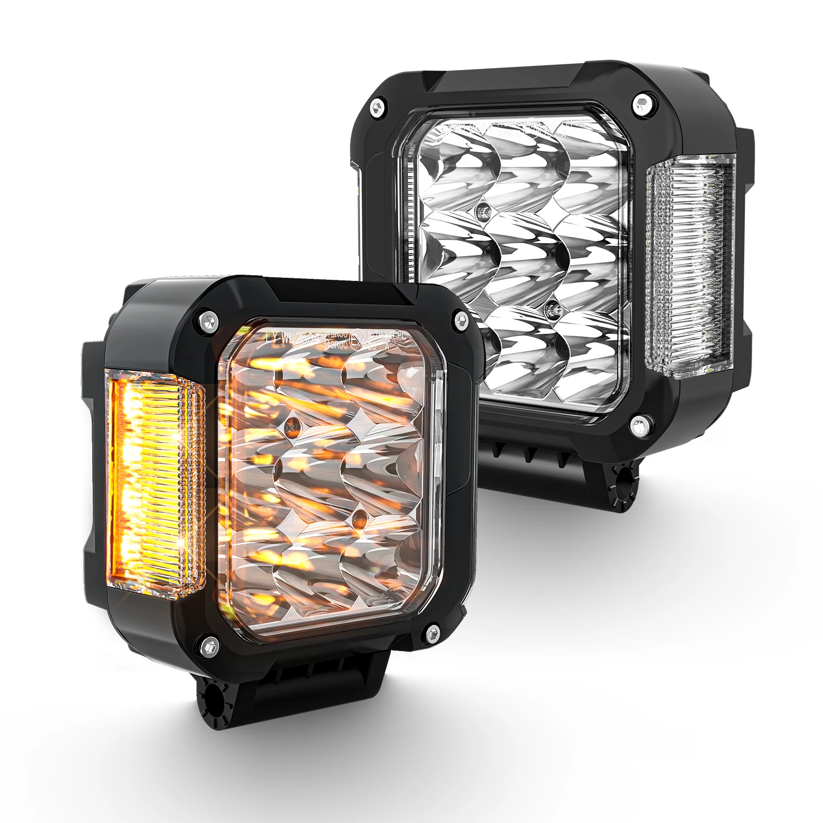 

Одобренный Emark светодиодный рабочий фонарь белого и янтарного цвета, противотуманный фонарь для автомобиля, внедорожника, грузовика, внедорожника, квадроцикла, мотоцикла, дневные ходовые огни