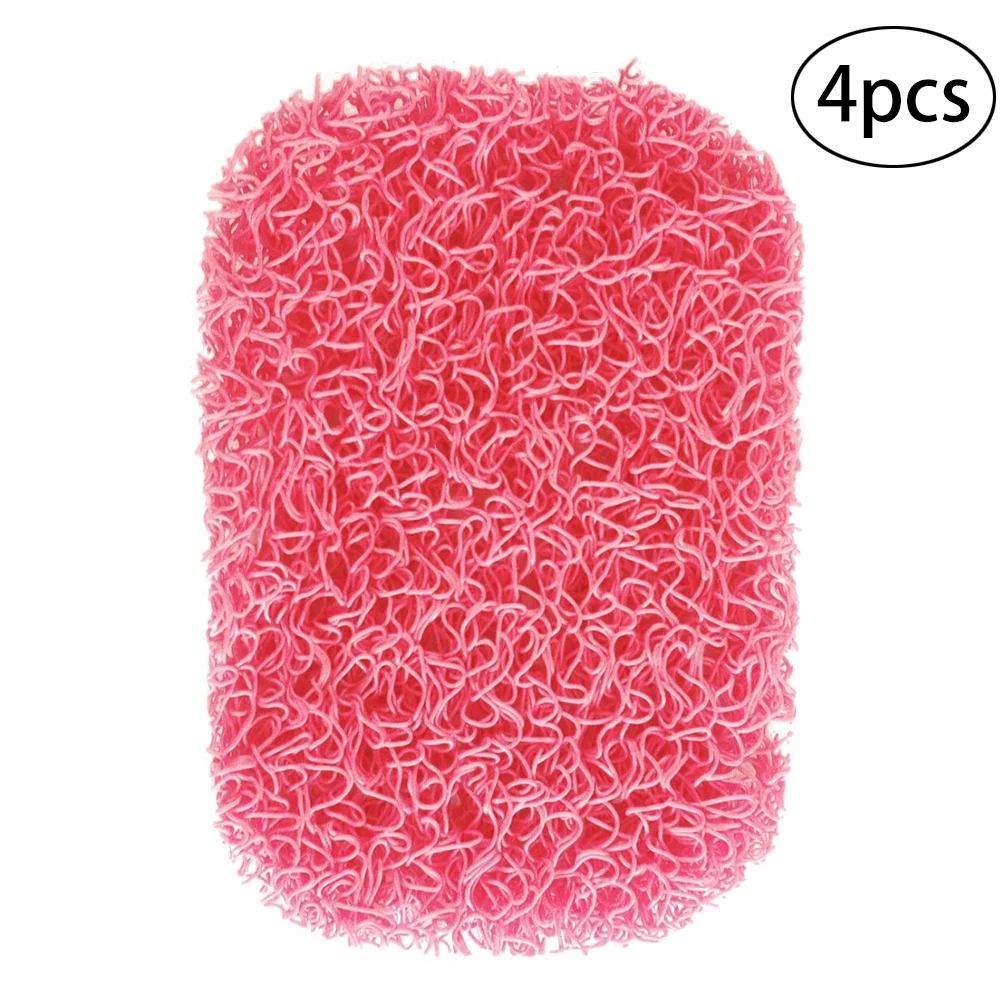 

4pcs Soap Saver Bundle Soap Tray Soap Holder Accessory Dry and Clean For Bathroom Kitchen ( Color)