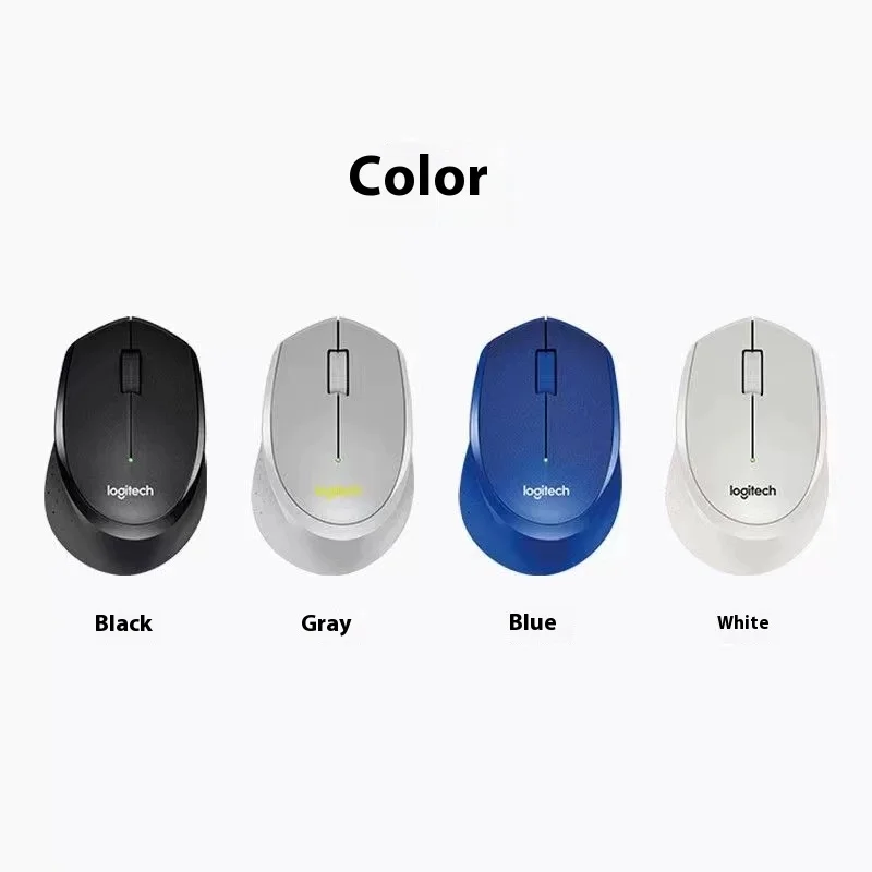 Ratón inalámbrico silencioso Logitech M330 para portátiles, oficina, hogar, juegos y niños. Ratón portátil USB.