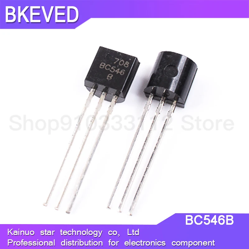 100pcs BC547B BC547C BC546B BC548B BC550B BC556B BC557B BC558B BC558C BC559B TO92 transistor BC547 BC546 BC548 BC550 BC557 BC558