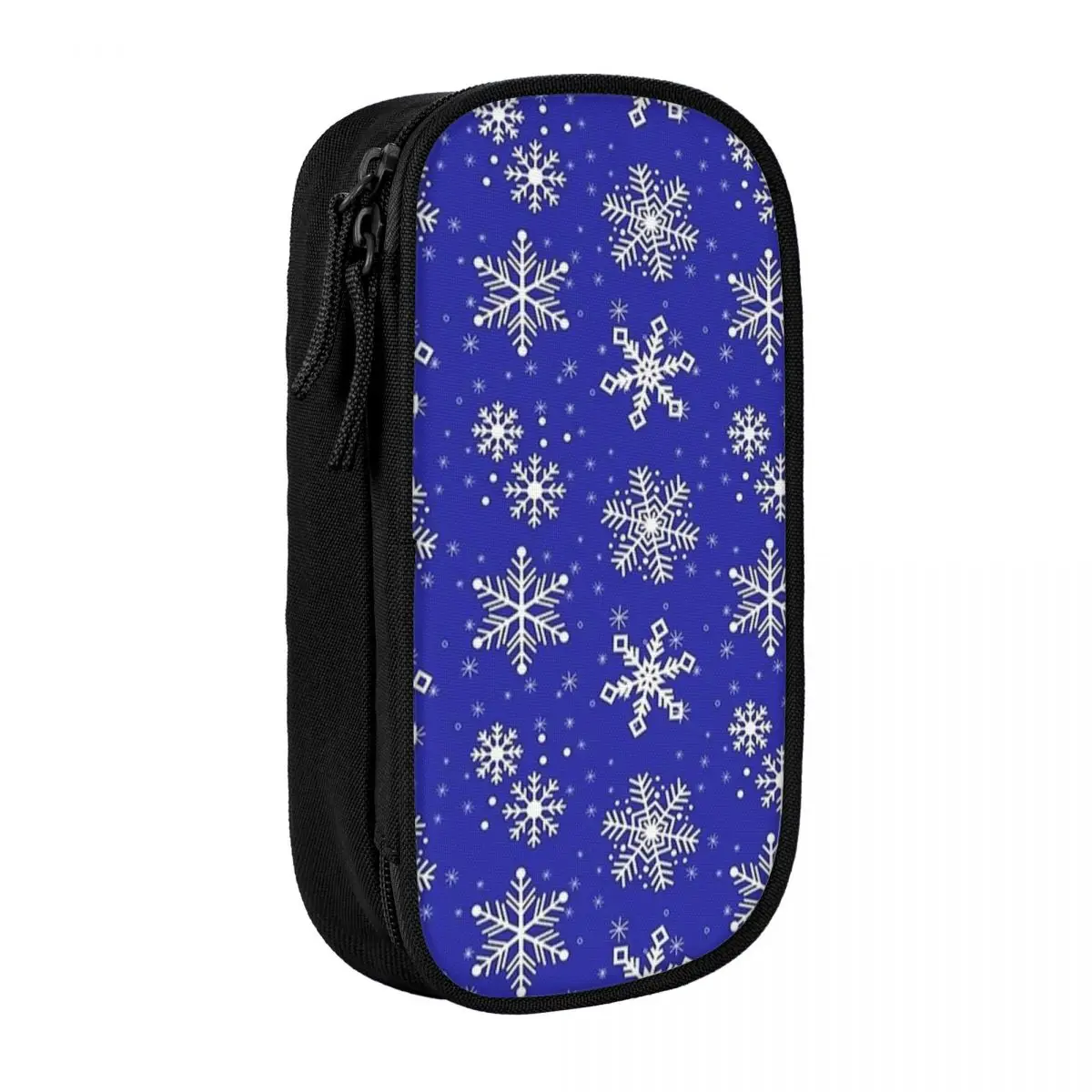 

Aesthetic Pencil Case Merry Christmas Pen Box Snowflakes School Pencil Cases Girls Boys Canvas Graphic School Stationery