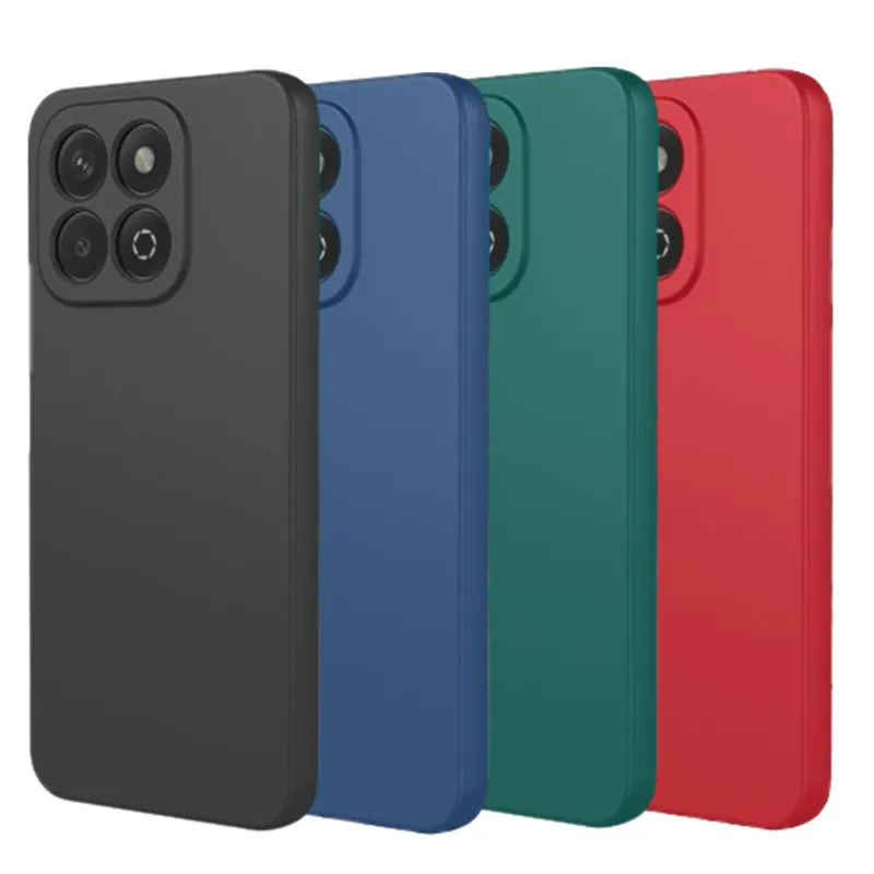 Capa tpu de silicone líquido flexível para zte blade a35 a55 capa protetora fundas coque capa