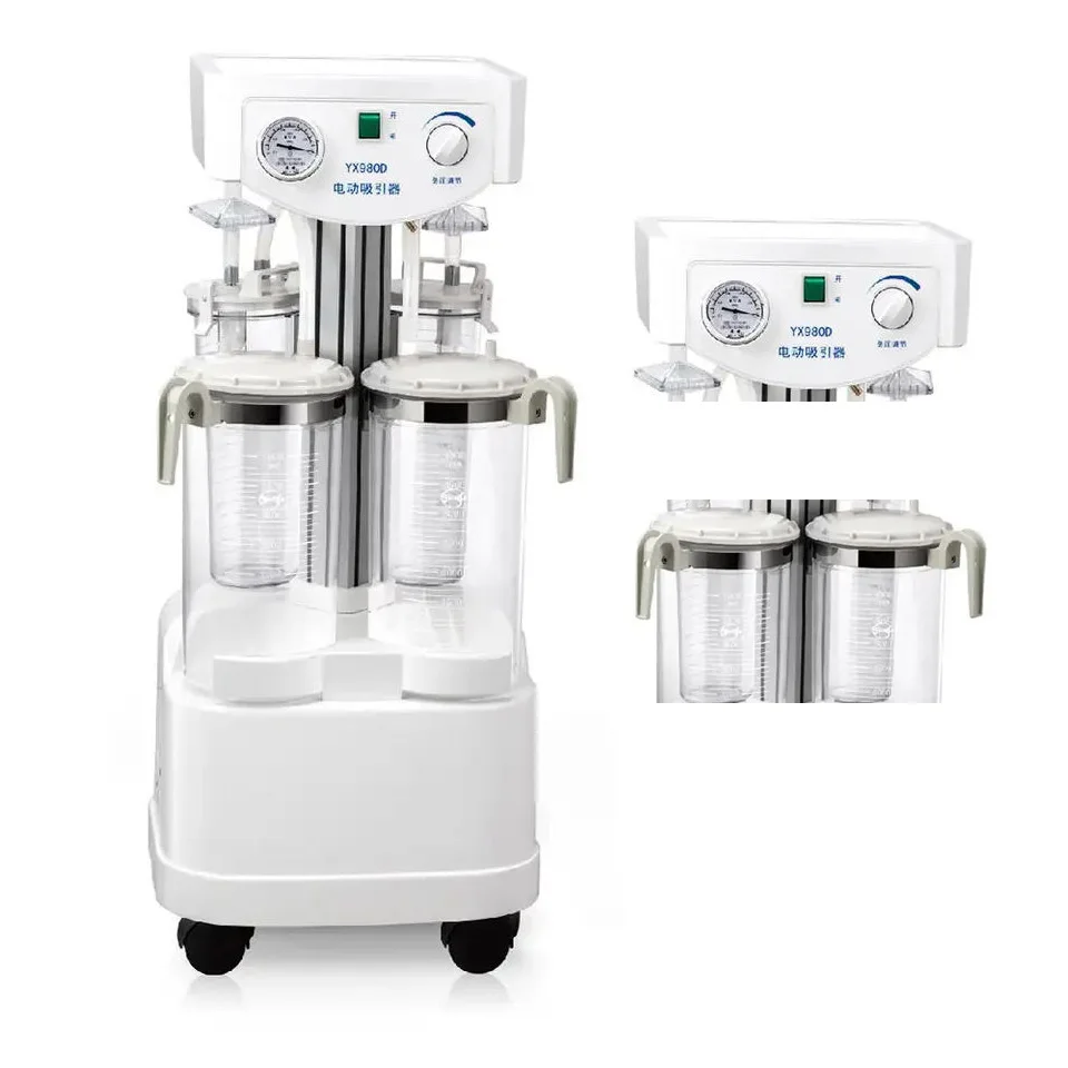 Longermay High Quality Professional Suction Pump Machine 80L/min Medical Surgical Sputum Aspirator