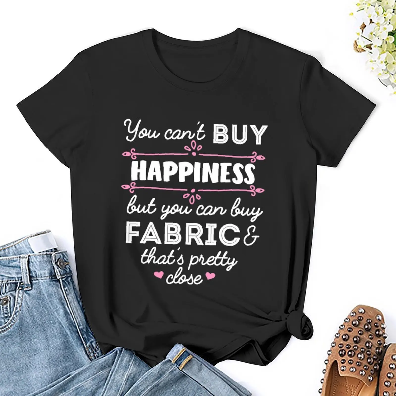 Funny Quilting, Knitting Needles , Quilter Sewing, Fabricologists Gift T-Shirt cute tops vintage clothes cute t-shirts for Women