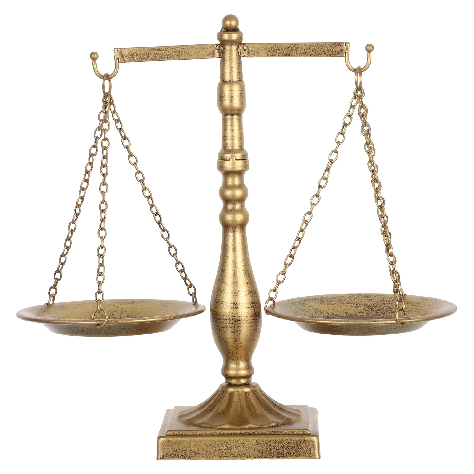 

Vintage Iron Libra Sculpture Jewelry Display Tray Balance Scale Decorative Libra Ornament Office Desk Justice Symbol Lawyer Gift