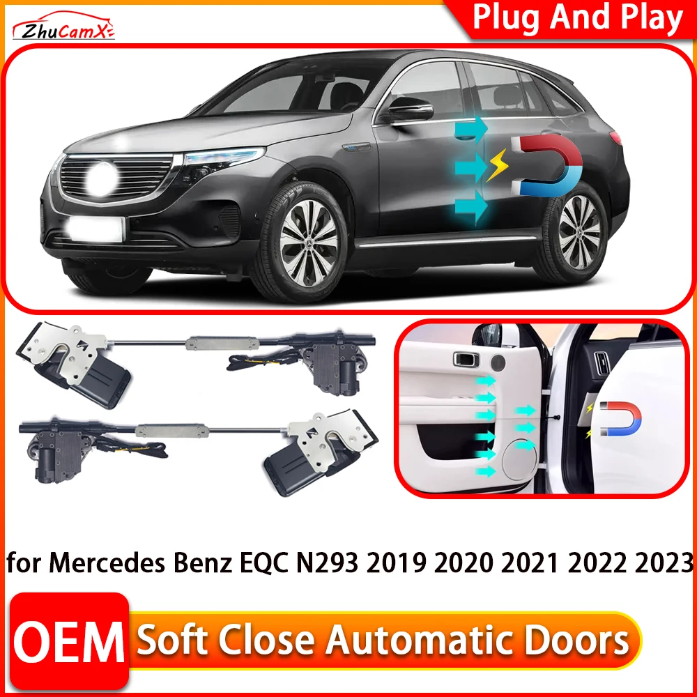 

ZhuCamX for Mercedes Benz EQC N293 2019-2023 Automatic Electric Soft Close Door Closer Power Closing Door Comfort Closing System