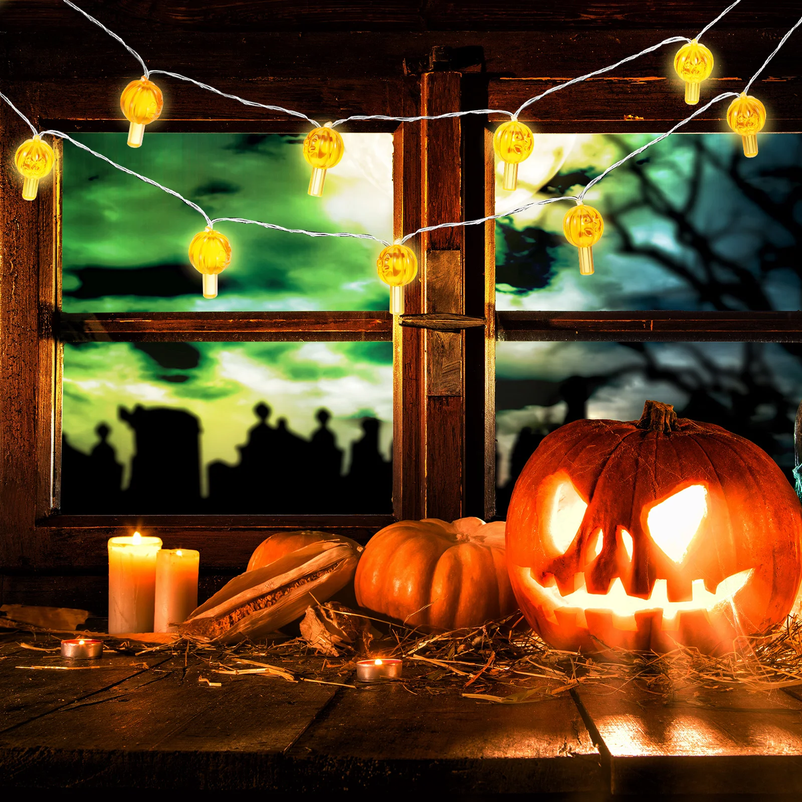 

60Pcs Halloween Ceramic Tree Replacement Lights Bulbs Plastic Light Bulbs for Ceramic Trees Lost Or Broken Bulb Fix Ideal