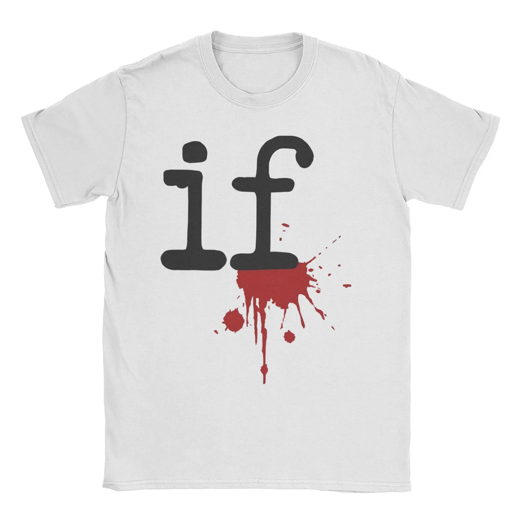 Men's T-Shirts Mindless Self Indulgence If    Funny 100% Cotton Tees Short Sleeve  T Shirt Crewneck Tops Gift Idea