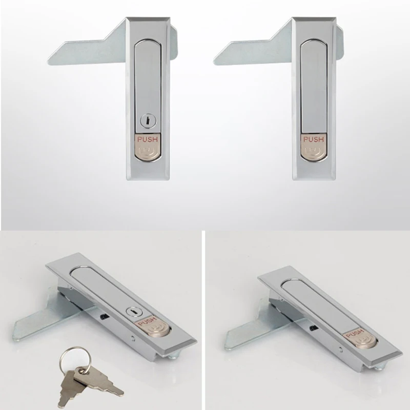 

5PCS Zinc Alloy Industry Panel Lock Push Button Pop Up Distribution Box Lock Electric Cabinet Locks Fire-proof Cabinet Door Lock