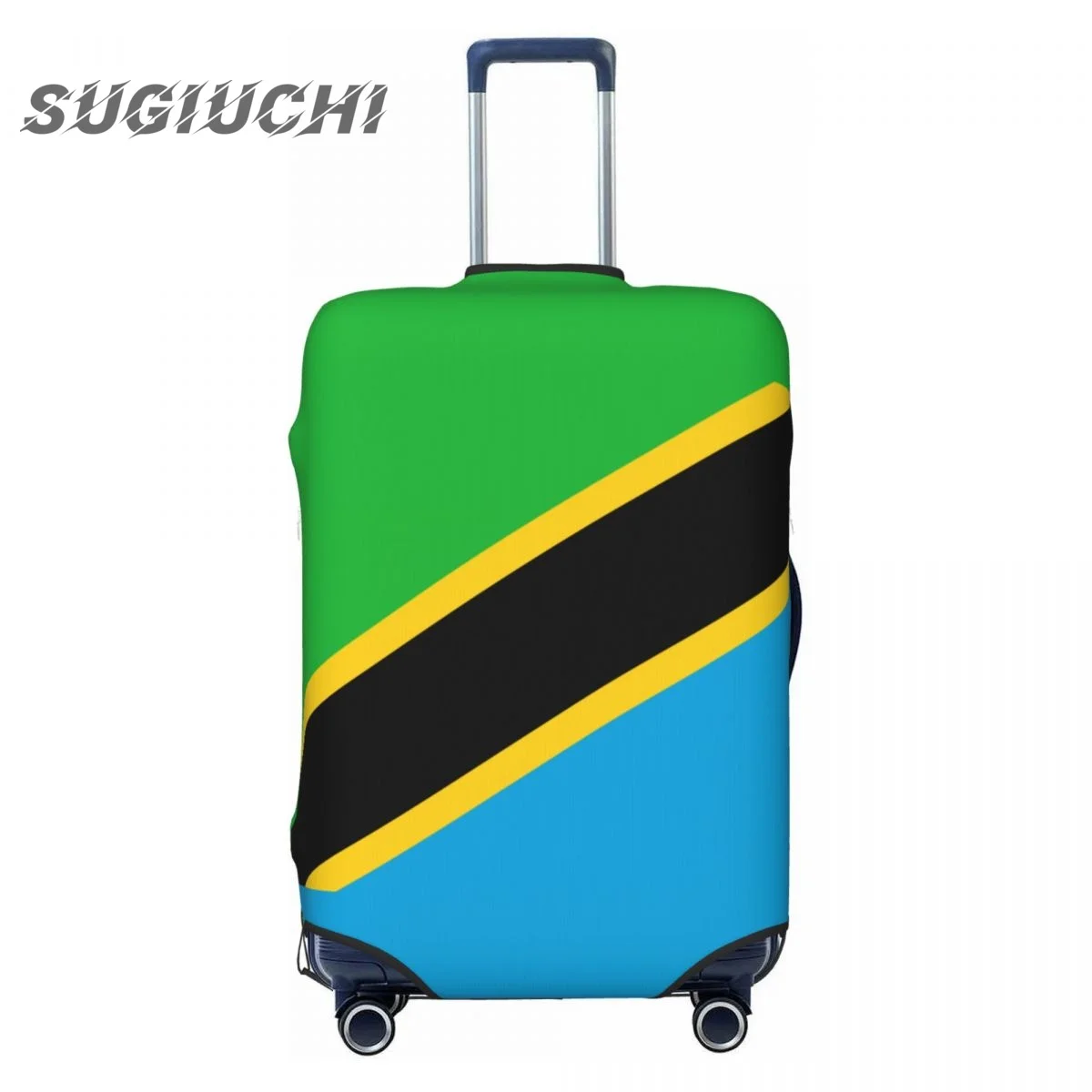 

Tanzania Country Flag Luggage Cover Suitcase Travel Accessories Printed Elastic Dust Cover Bag Trolley Case Protective