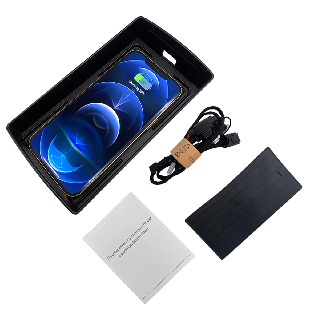 Car Wireless Charger Wireless Charger Smartphones Center Console Wireless Charging For A3 S3 Durable