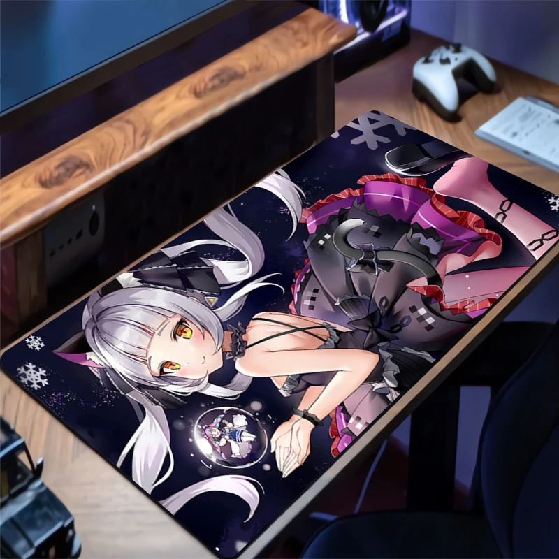 

Mouse pad Large Hololive Murasaki Shion e-sports game player mouse pad laptop keyboard pad non-slip mat coaster PC game Mousepad