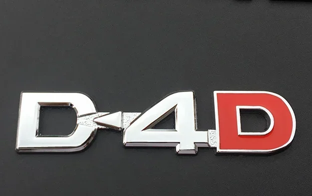 

Chrome Metal D-4D Car Trunk Rear Emblem Badge Decal Stickers SUV Sport Limited