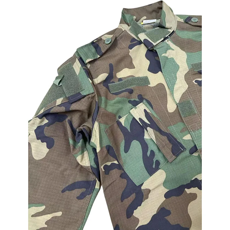 Deutschland Camouflage Dschungel Trainingsuniform ACU Feldanzug Flecktarn Dschungel Spot Set für Männer, Feldtraining Anzug Kampf ACU Set – Detail 22