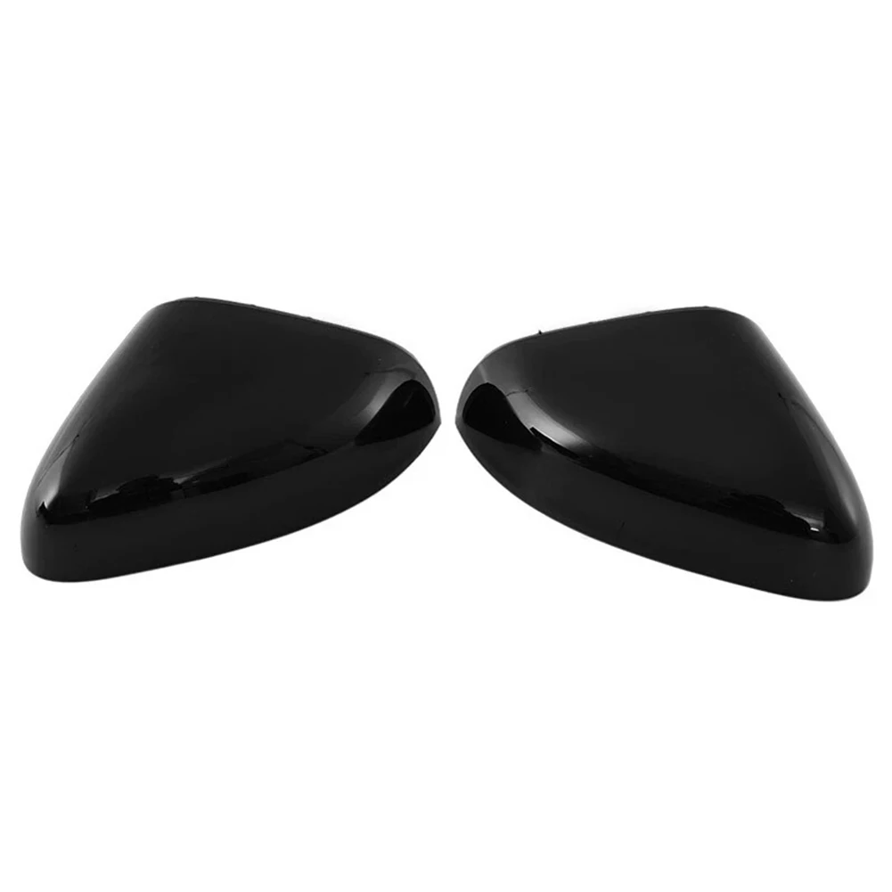 As Shown In The Picture Gloss Black Mirror Cover Fade Resistant Finish Sporty Style Design For Ford for fiesta MK8