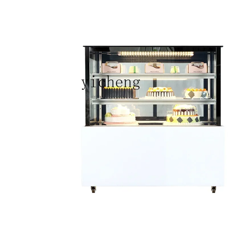 Cake Counter Refrigerated Display Cabinet Commercial Fruit Cooked Dessert Mousse Fresh Cabinet