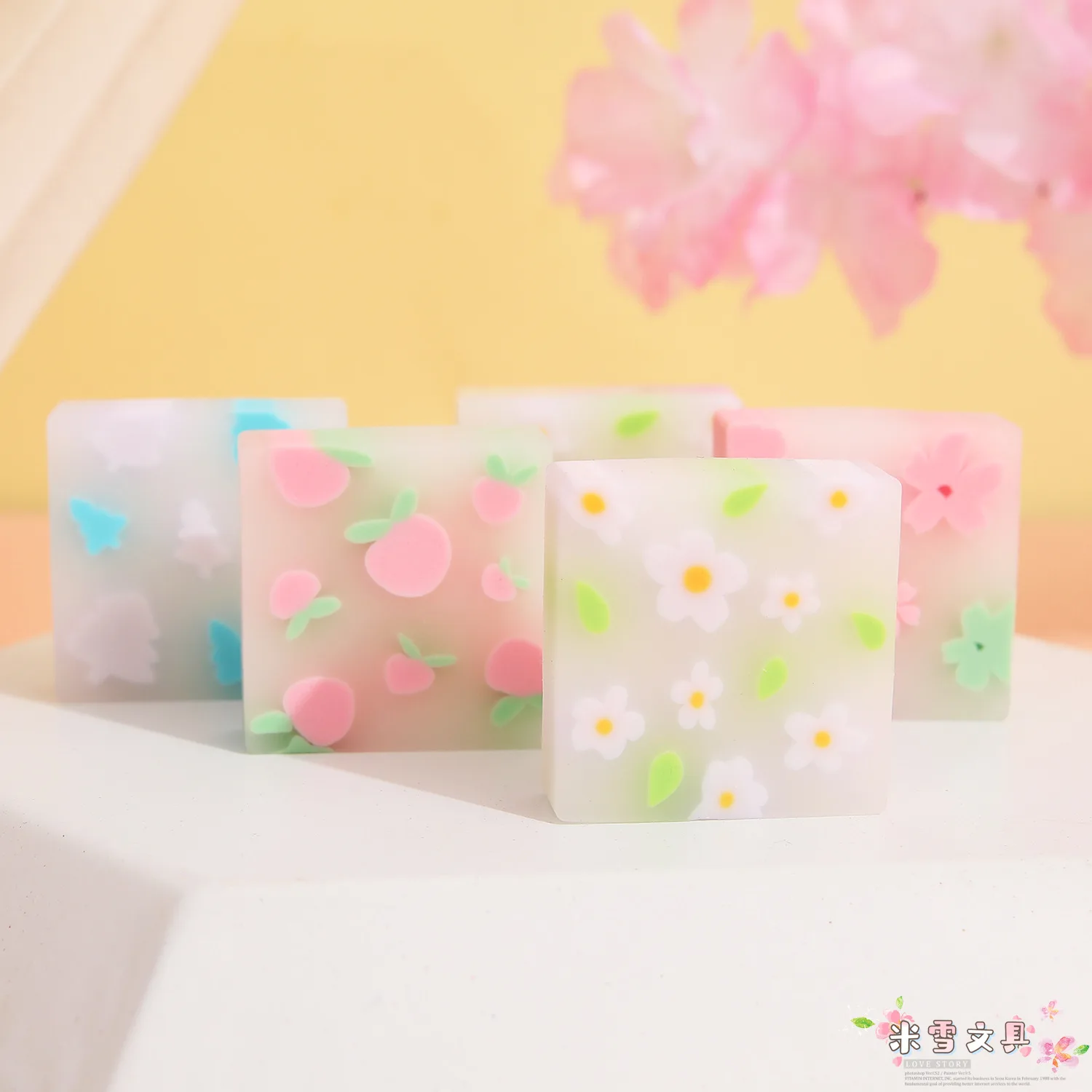 Sandwich eraser for primary students, pencil eraser only stationery  bulk stationery items for school and office  kawaii eraser