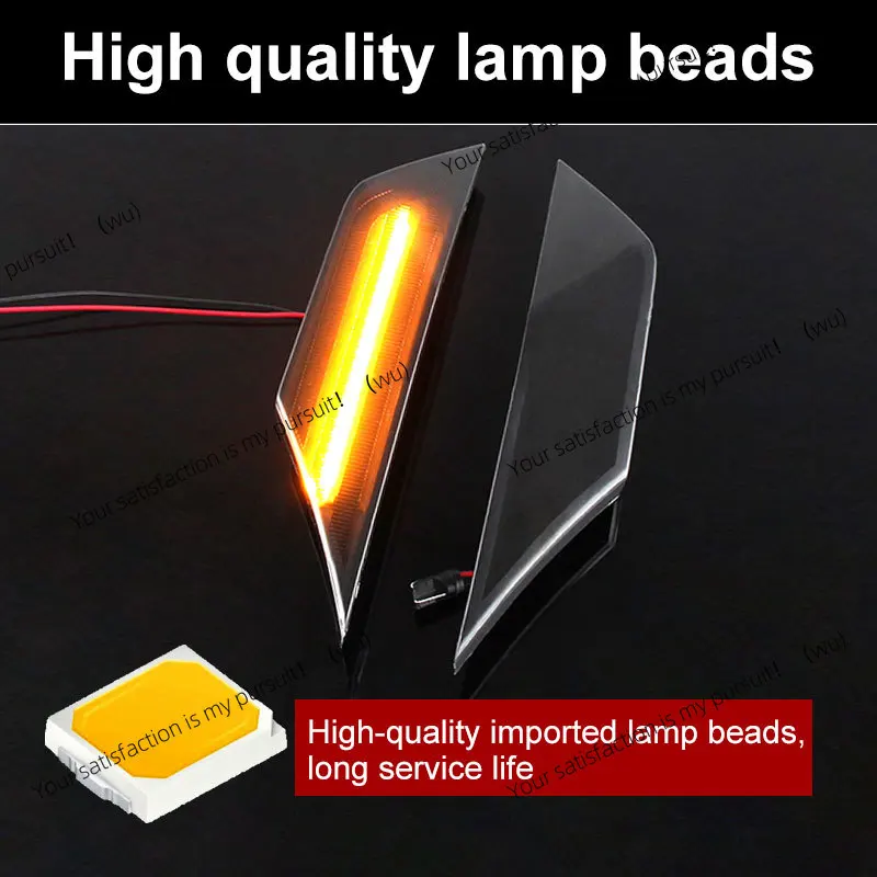 2 Smoke Lens LED Side Width Indicator for Honda Civic 2016 2017 2018 2020 OE #34300-TET-H01