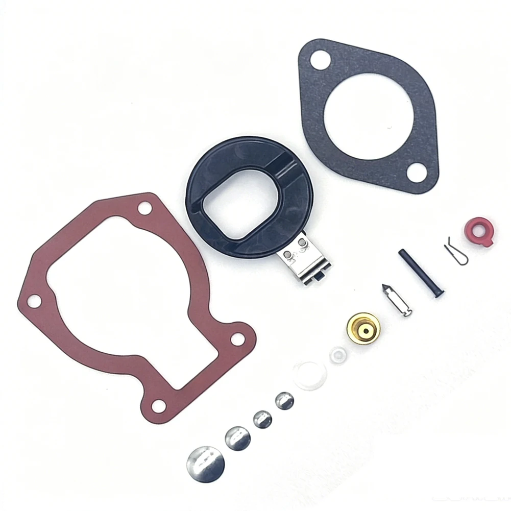 Carburetor Rebuild Kit for Johnson For Evinrude Outboard Motors 4HP 6HP 8HP 9.9HP 15HP Replacement Kit for Models 398453 398452