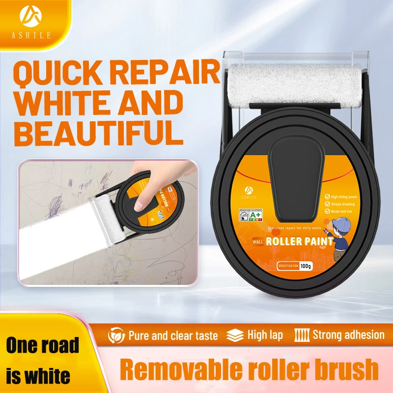 

❤️ Бели 1 1 ❤️ Dinding Bebas Формальдегида Rol фило Строительный латекс Ramah Lingethu dan teksto Bau Dinding Tahan dan