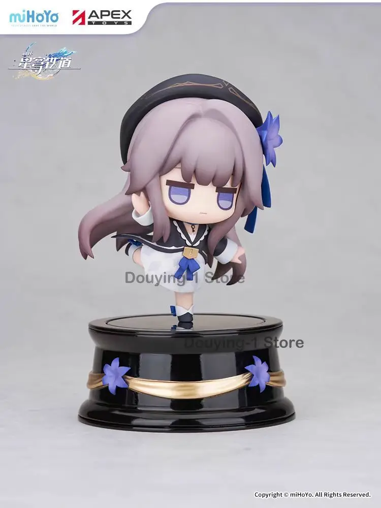 재고 있음 오리지널 미호요 혼카이: 스타 레일 헤르타 회전식 베이스 데스크탑 장식품 액션 피규어 모델