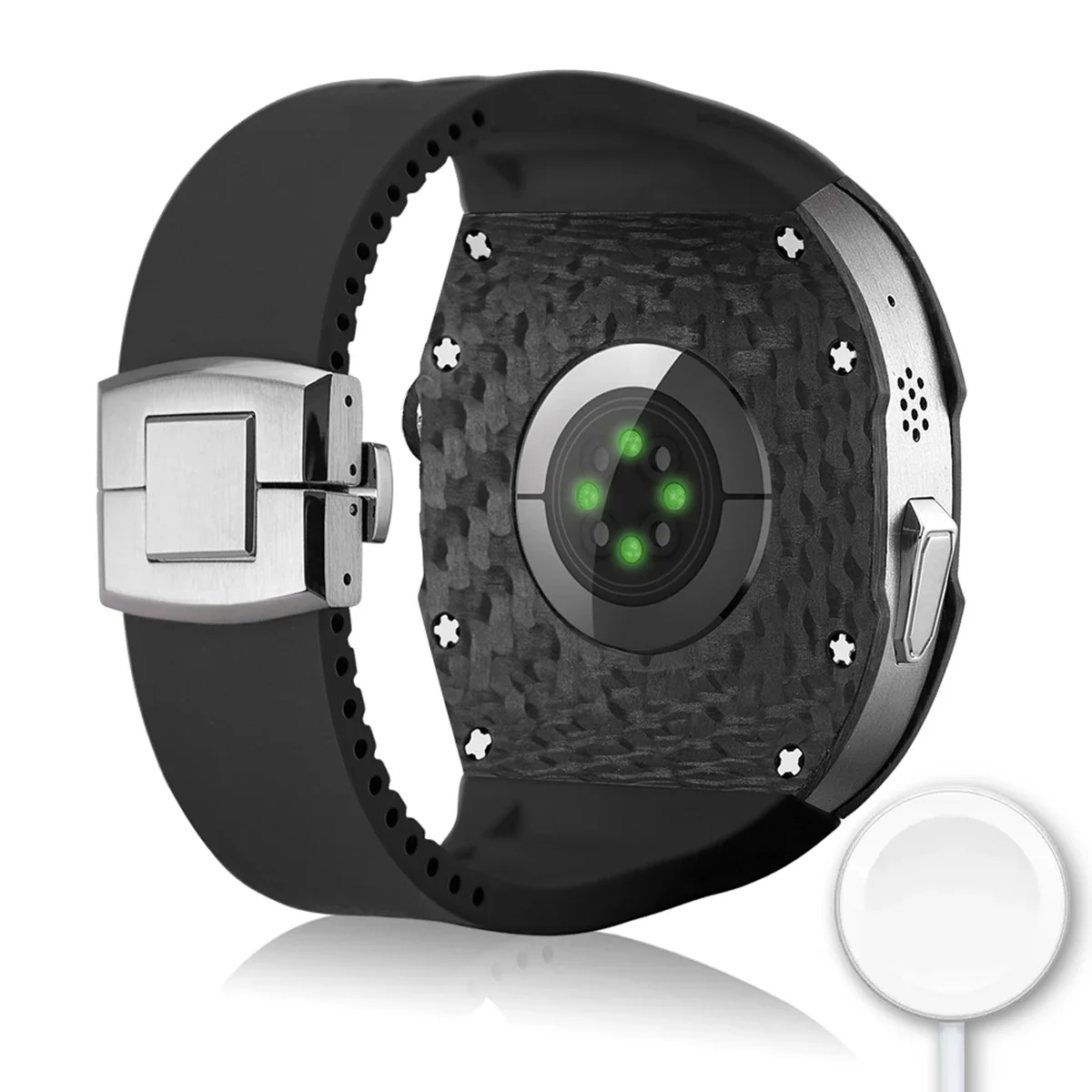 Modification Kit for IWatch Ultra3 49MM Transparent Titanium Alloy/Carbon Fiber Case+Strap for Apple Watch Ultra2/1 49mm Mod kit view 5
