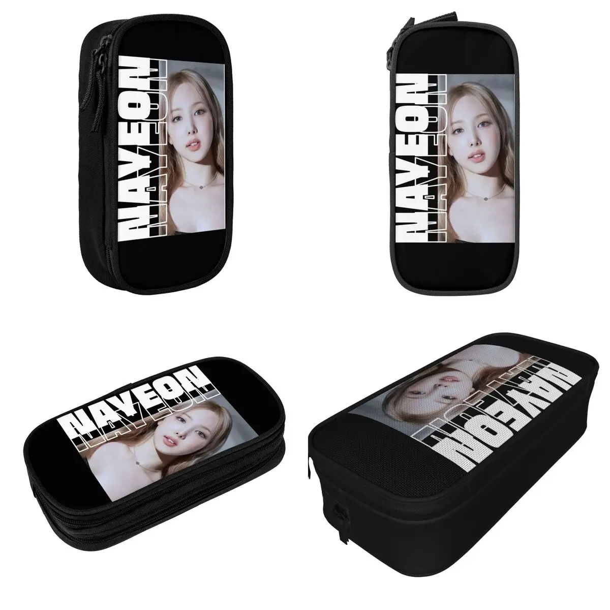 Nayeon Pop Pop Pencil Cases Creative twice idol Pen Bag Girls Boys Large Storage School Supplies Gifts Pencilcases