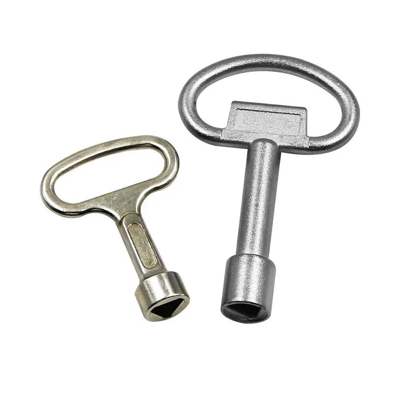 Plumber Keys Triangle for Gas Electric Meter Cabinets Internal Triangle Wrench Tap Water Valve Key Chassis Door Elevator Door