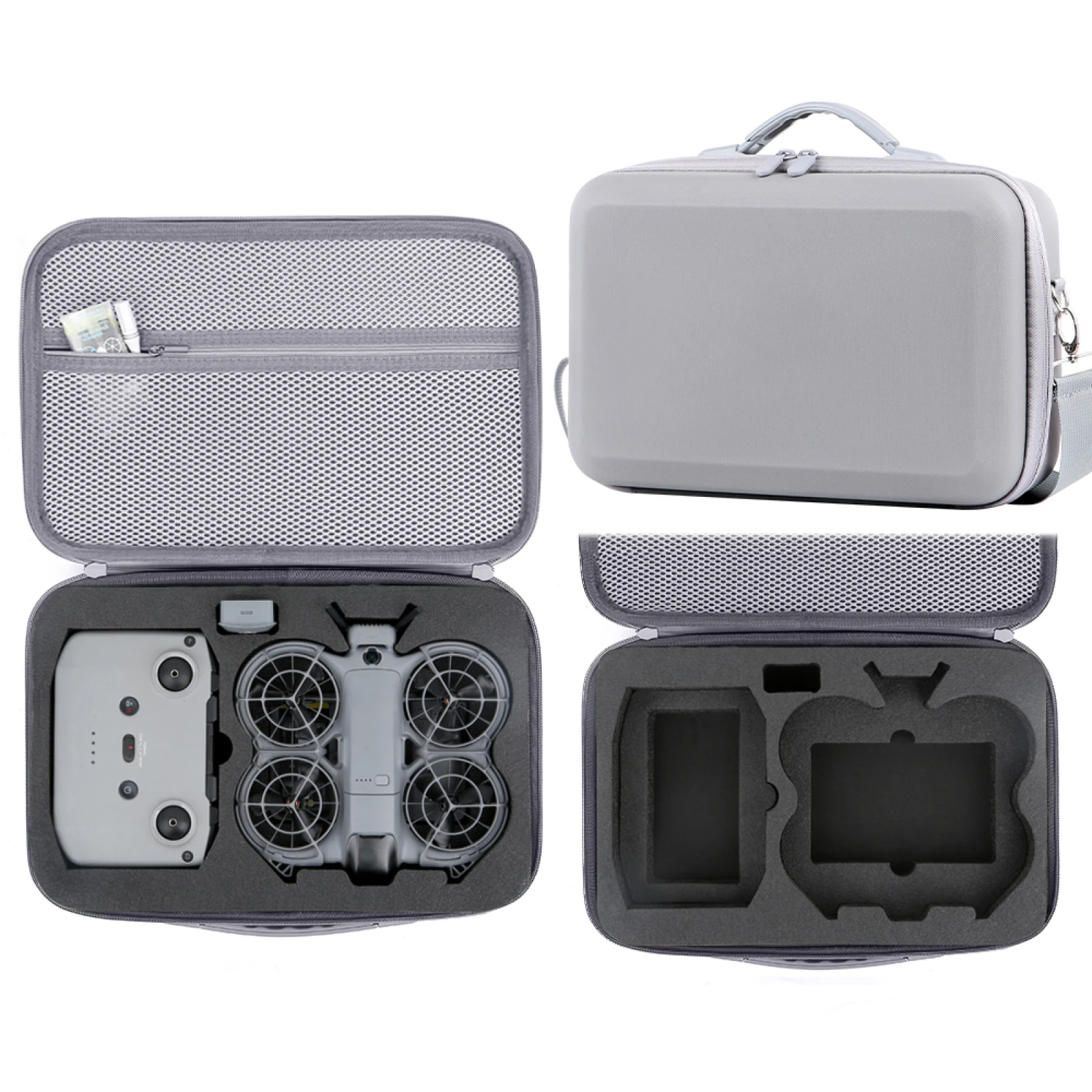 

Hard Carrying Case for DJI Neo2, Travel Storage Shoulder Bag for Neo2 Fly More Combo, RC-N3, Battery, Charging Hub and Accessory